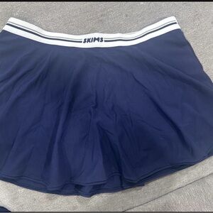SKIMS Deep Blue tennis skort